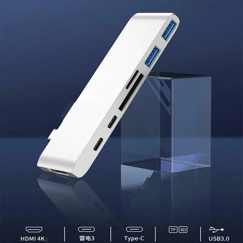 USB C концентратор Basix для HDMI адаптера со стандартным интерфейсом 3 0 Type док станция