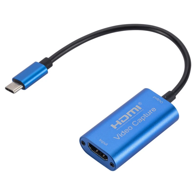 Карта видеозахвата Type-C HDMI-совместима с игрой Запись видео в реальном времени