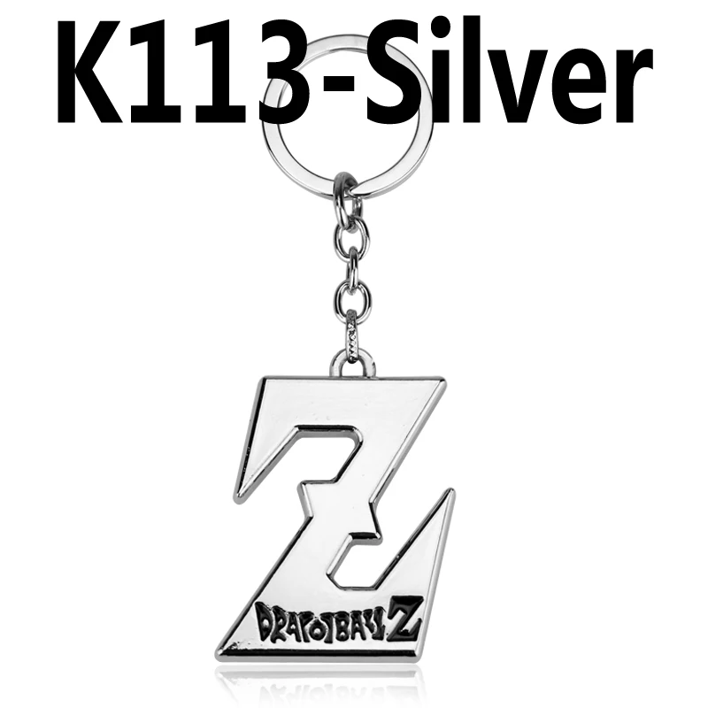 K113-silver Супер Драконий жемчуг Z черный Сон Гоку время палец кольцо Опора посеребренные аксессуары для косплея аниме ювелирные изделия для мальчиков мужские подарки - Main Stone Color: K113-silver