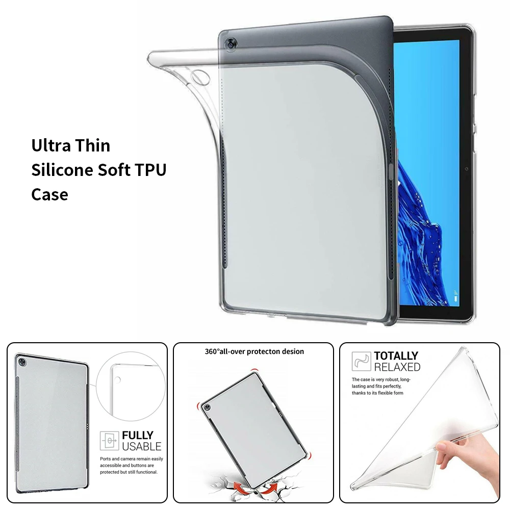 

Shockproof TPU Case For Samsung Galaxy Tab A 10.1 8.0 2019 2018 2016 T295 T290 T297 T515 T510 P200 P205 T387 P580 Case Cover