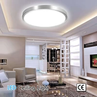 18w led ceiling light modern nordic round lamp 220v study surface mounted lighting fixture aluminum home living room bedroom