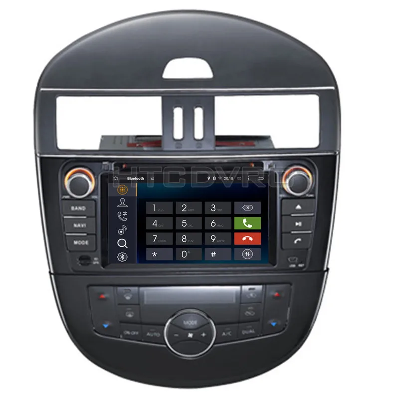 YMODVHT 7 дюймов 4G Восьмиядерный Android 9 0 1 автомобильный dvd плеер для Nissan Tiida/Versa 2011 GPS