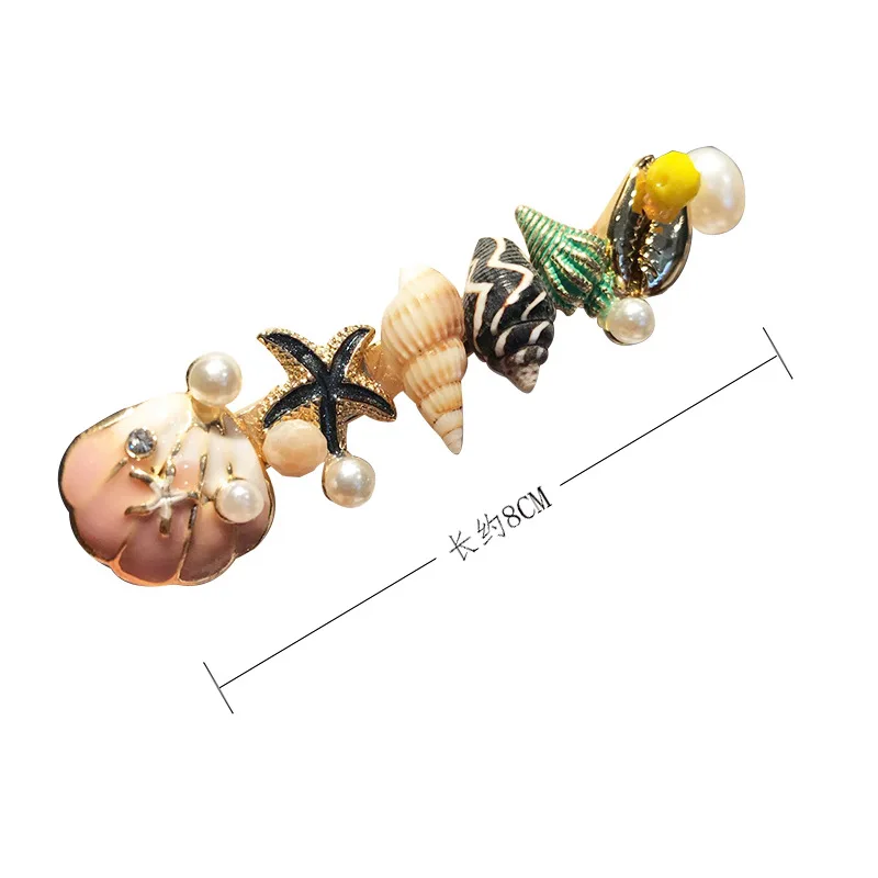 2019/Новинка Сезон лето Пляжная украшения для волос модные подражание жемчужная