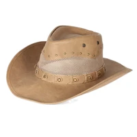 high quality fashion logo custom gifts items vintage style western cowboy hat for women and men