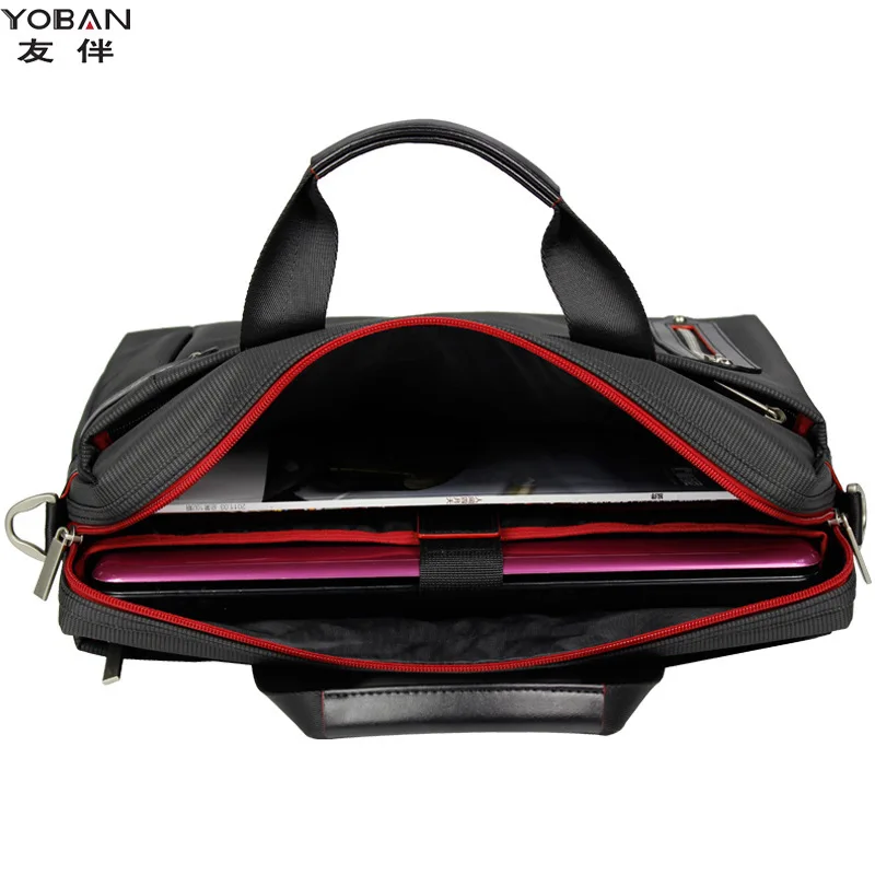 

Direct Sales Fashion Business Laptop Bag Waterproof Wear-resistant Business Bag Processing Customized Men's Briefcase