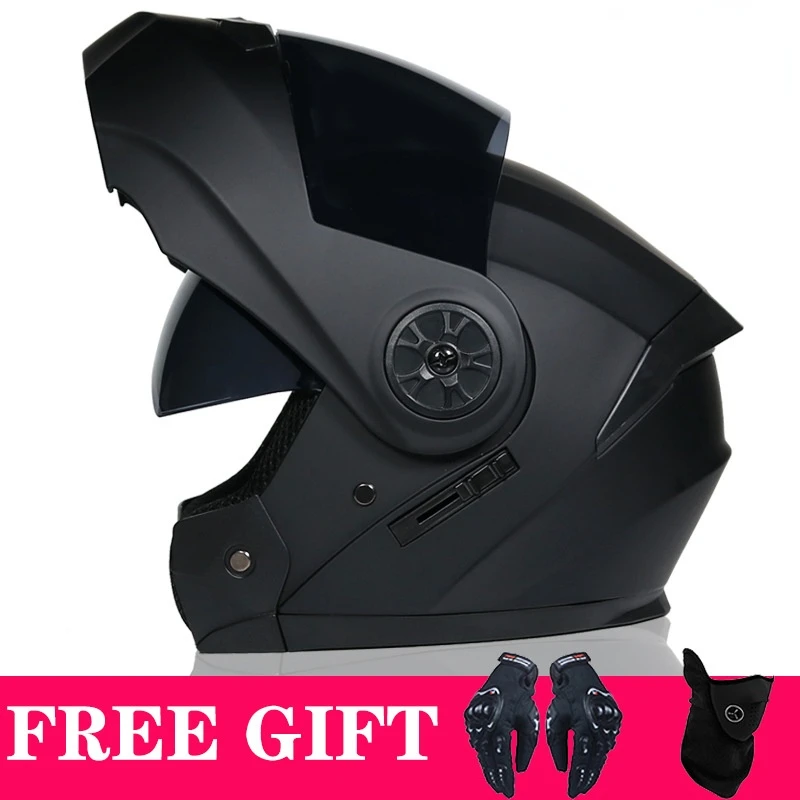 

Шлем мотоциклетный модульный, всесезонный, с полным покрытием, 2 комплекта в подарок