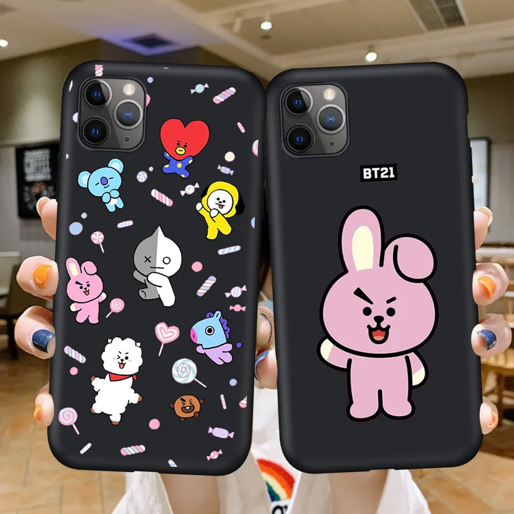 

2021 BT Coque For Samsung Galaxy S21 Ultra Phone Case S20 Plus S8 S9 S10 A10 A20 A30 A50 A51 A71 A8 2018 Silicone Cover Funda