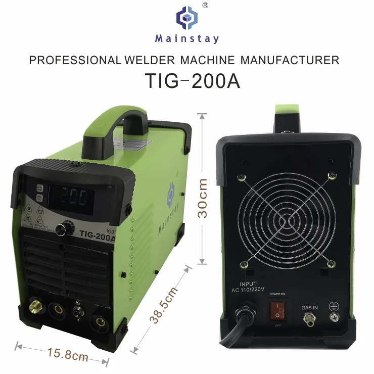 2020 newest cheap price wsme 200 inverter Tig welder with LCD display amp argon arc welding machine | Инструменты
