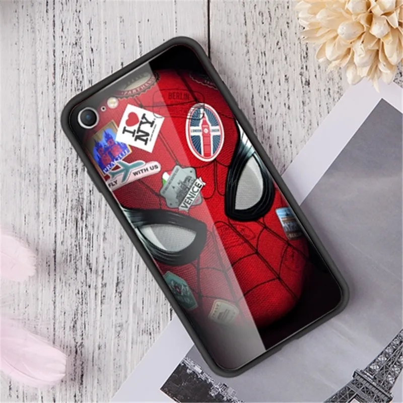 Индивидуальные чехлы для мобильных телефонов из закаленного стекла iphone 11 pro max 5 6 7