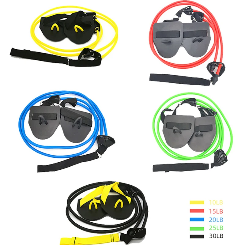 Тренировочные ленты JSYSX для плавания с лопатками взрослых и детей устройство