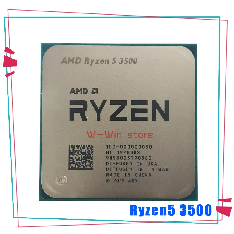 6 ядерный Процессор AMD Ryzen 5 3500 R5 3 GHz с шестигранной резьбой 65W L3 = 16M 100 000000050 Socket