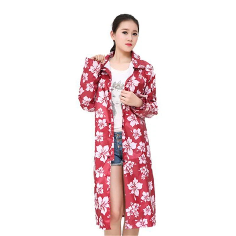 Модный комбинезон плащ с капюшоном женское длинное водонепроницаемое и прочное