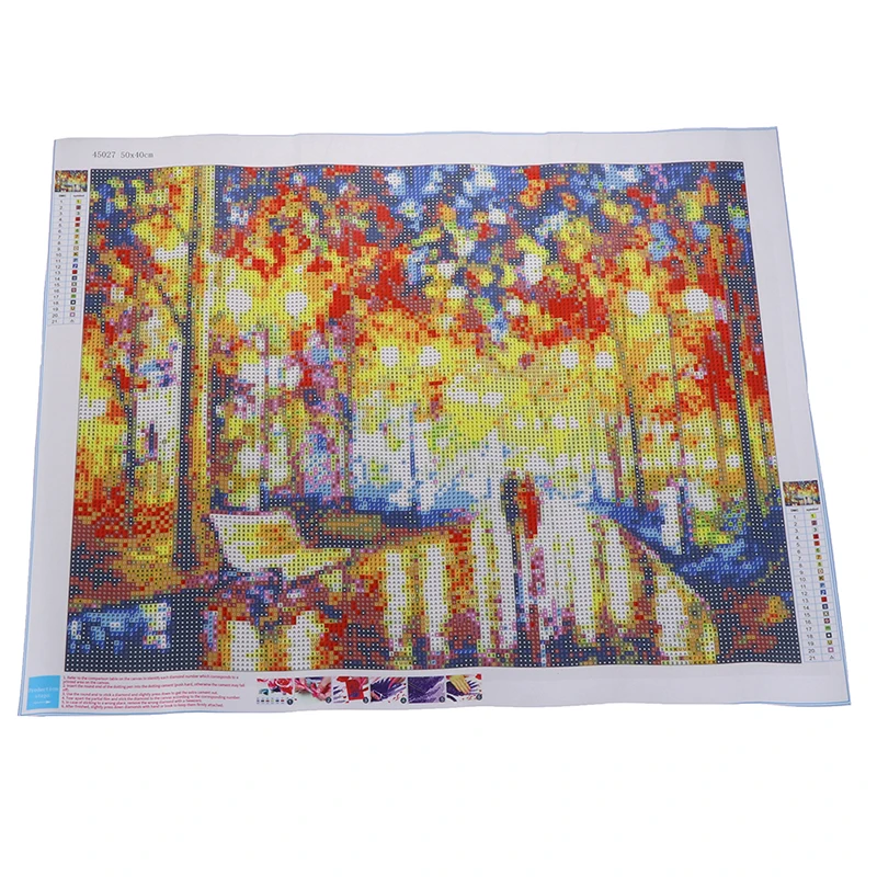 40*50CM Diy Crafts Couple Full Drill Cross Stitch DIY Toy 5D Diamond Painting Romantic | Игрушки и хобби