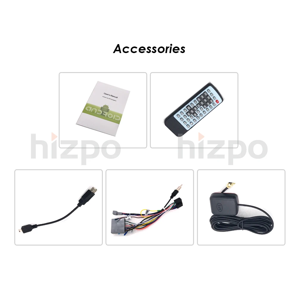 Hizpo Car dvd player GPS Navi For Honda CRV 2007-2011 IPS Capacitive screen 1024*600+4G+WIFI+BT+SWC+RDS+Android 9.0+2GRAM+16GROM |