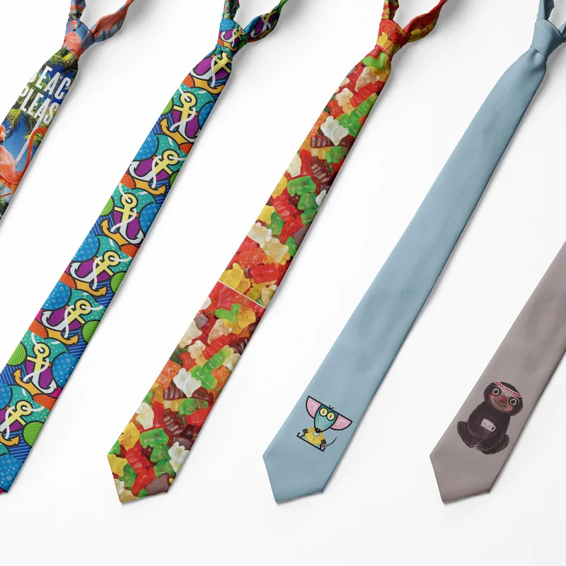 Новые модные дизайнерские полиэстровый галстук для мужчин бизнес искусственный