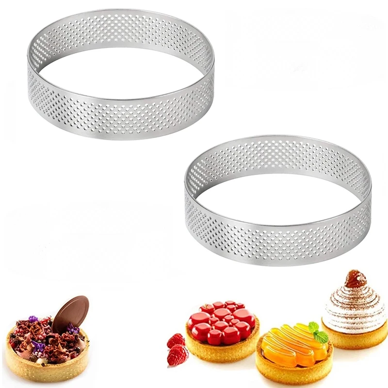 5 шт. круговое кольцо для пирога французские десерты из нержавеющей стали