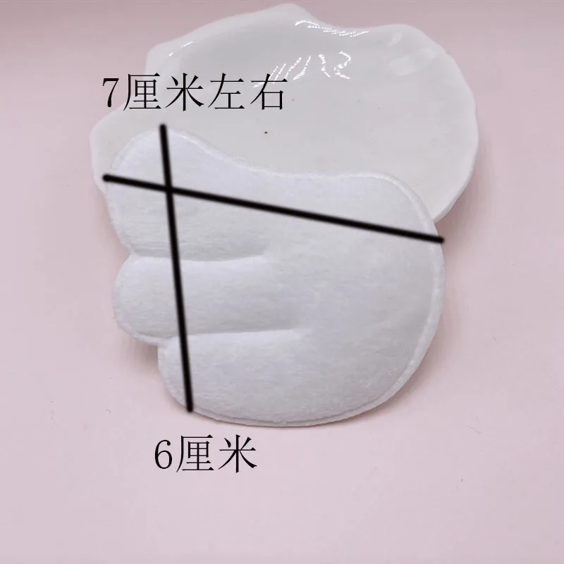 

30Pcs/Lot 7*6cm Double Side Furry Felt white Angel Wing Patches Appliques DIY Children Hair Clip and clothes decoration