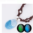 Экшн-фигурка героя фильма Моана, плетеная кожаная веревка ручной работы, ожерелье, кулон, модель для косплея, подарок для детей на день рождения