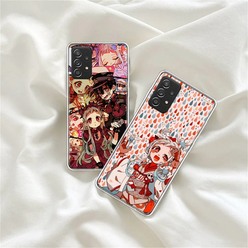 Аниме чехол для телефона Hanako kun в туалете Galaxy A02S A03S A12 A22 A32 A42 A52S A72 Samsung A13 A23 A33 A53 A73 A50S