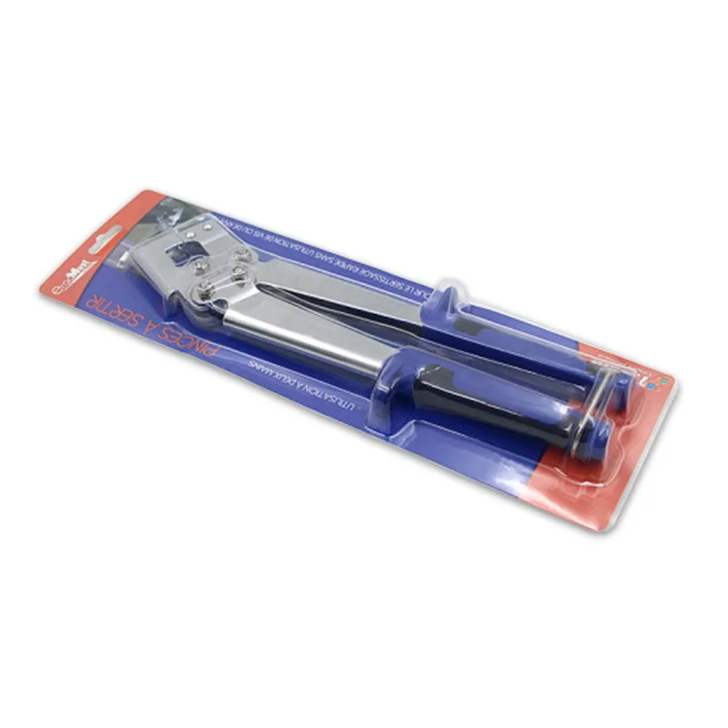 Плоскогубцы голубые с длинной ручкой многофункциональные щипцы