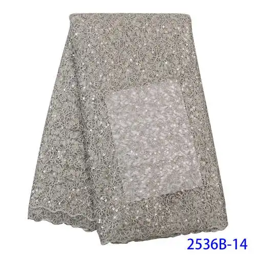 Picture 14 Кружевная ткань с блестками высокого качества нигерийские французские кружевные ткани последние вышитые тюлевые платья для вечерние KS2536B-7 - Цвет: Picture 14