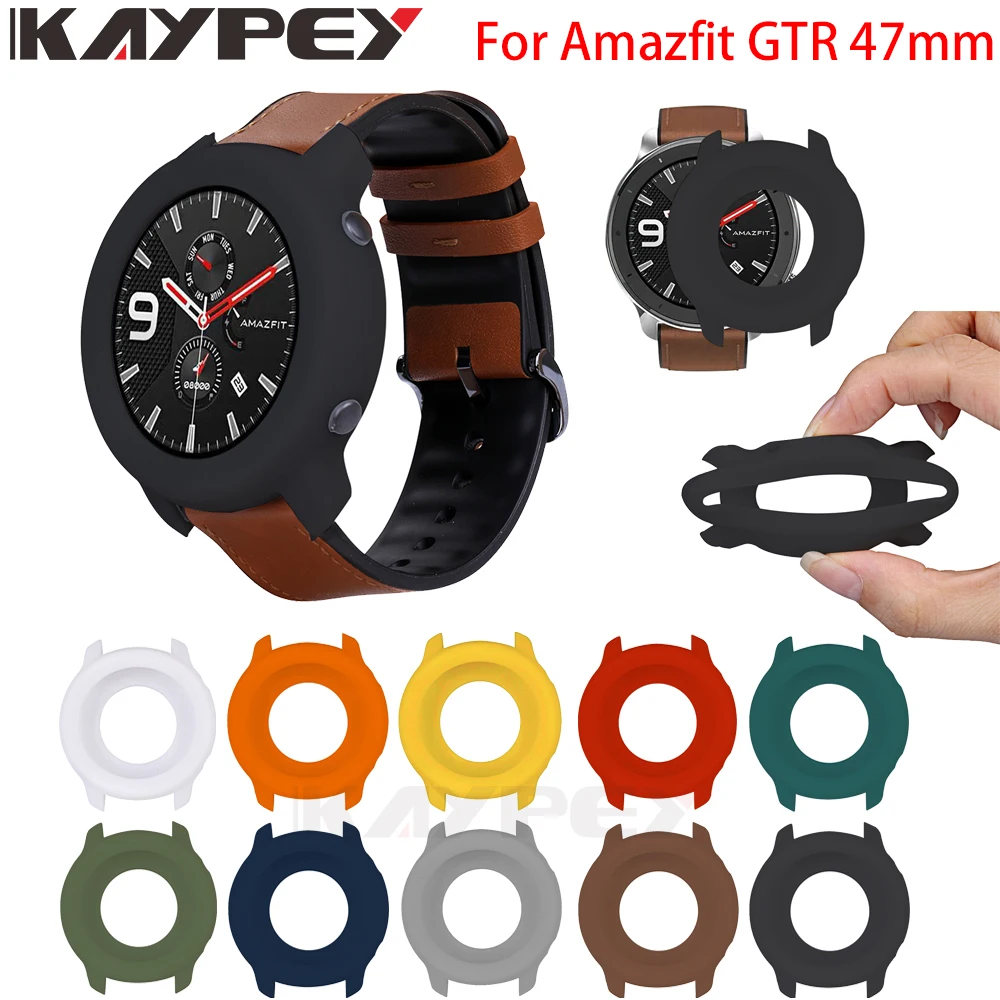 Для Amazfit GTR Чехол Мягкий ТПУ полный Чехол защитный бампер Рамка протектор для Xiaomi Huami Amazfit GTR 47 мм аксессуары для часов