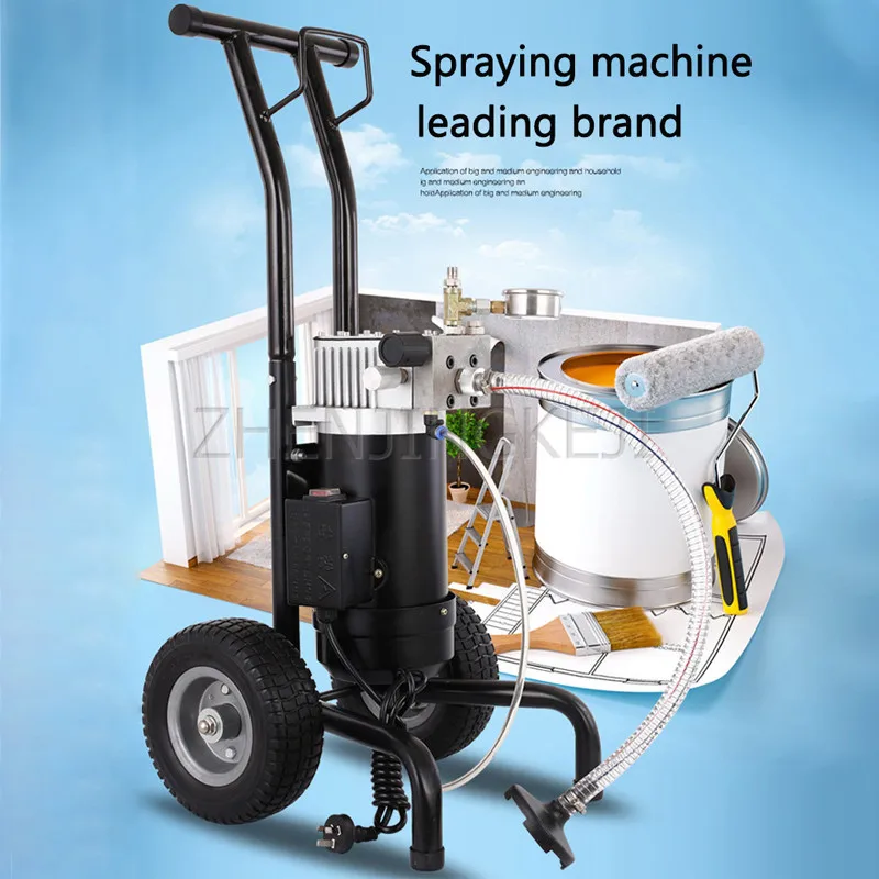 

Small Spraying Machine Home Electric High Pressure Paint Engineering Equipment Airless Exterior Wall Spray Paint Processing Tool