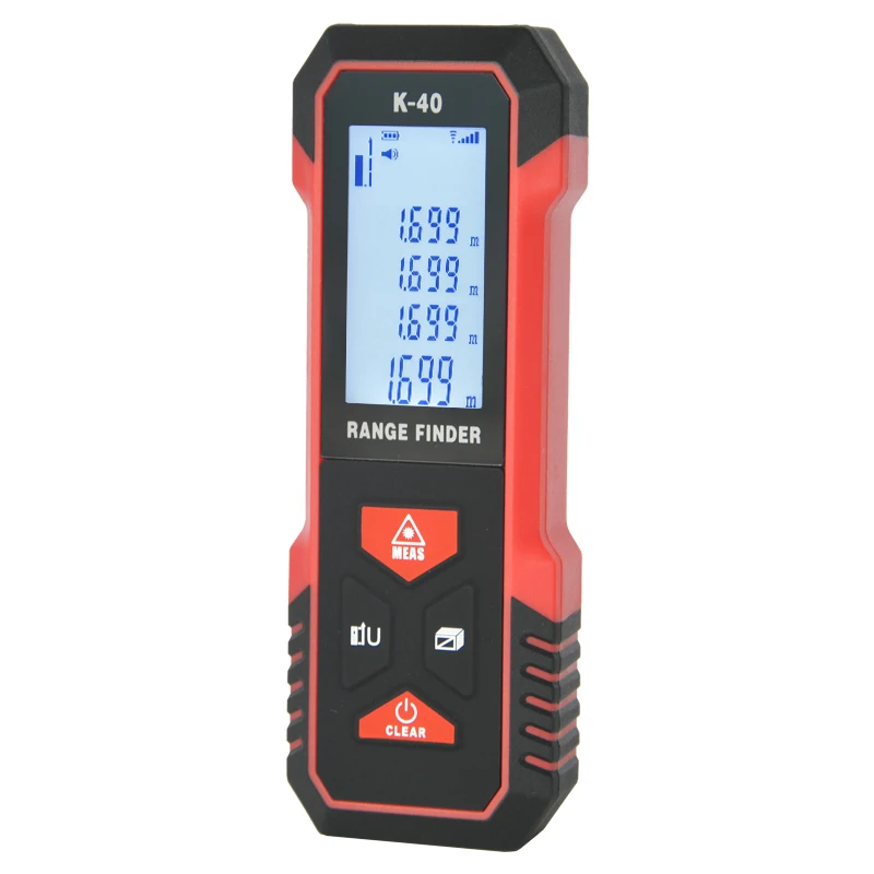 TECLASER лазерный измерительный прибор 40 м дальномер Лазерная Лента цифровой