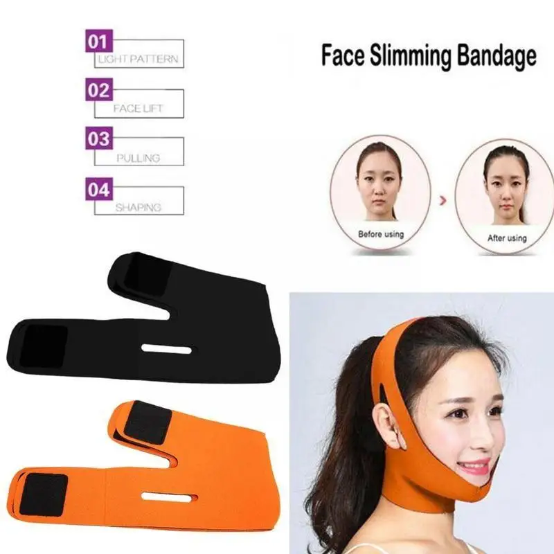 

Elastic Face V Shaper Slimming Bandage Face-lift Sleep Band Double Shape Lift Face Relaxation Chin Reduce Tools Slimming F7A9