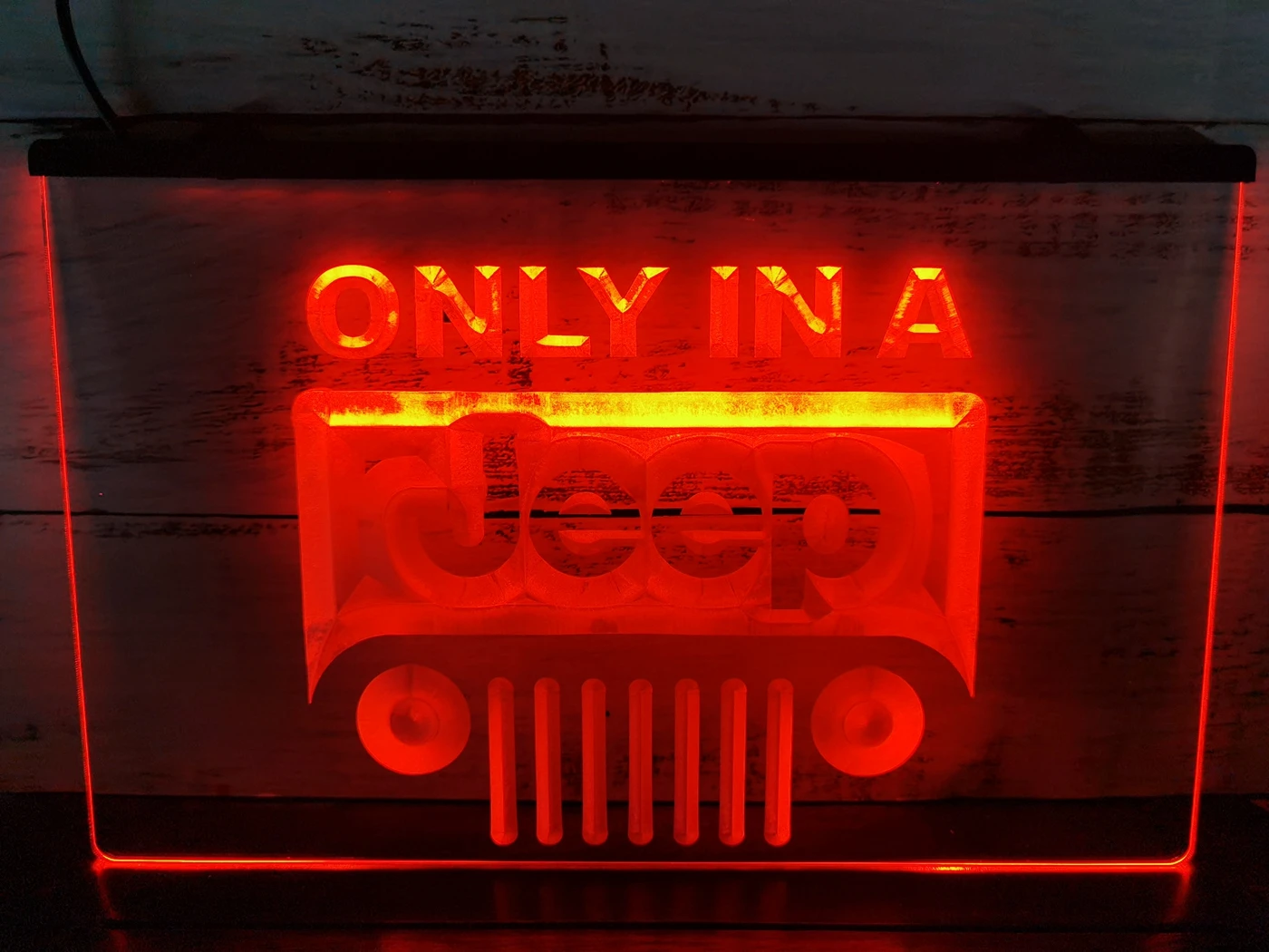 D134 Only In A Jeep Led Neon Light Sign | Дом и сад