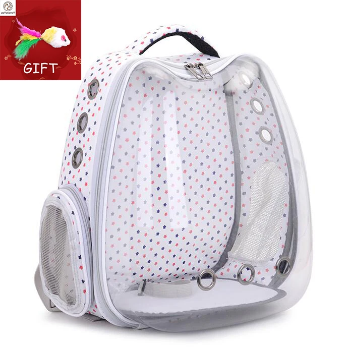 Дышащая Сумка переноска для домашних животных прозрачный рюкзак сумка капсула