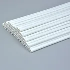 Круглая полая трубка из АБС-пластика, диаметр 23456810 мм, 20 шт.лот, детали для сборки игрушек ручной работы, L500 мм