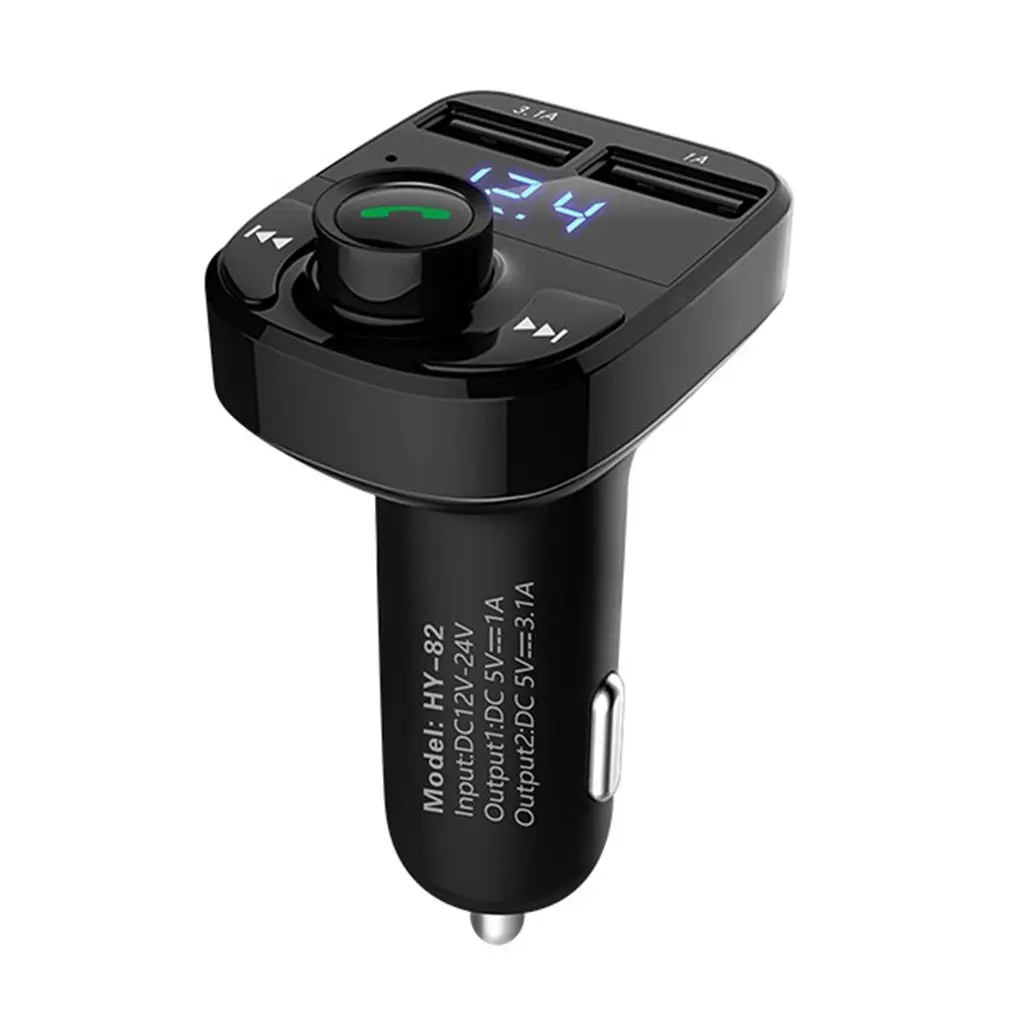 

Portable Dual USB Ports Car MP3 Player Hands-free Receiver Music Car MP3 Cigarette Lighter Car FM Transmitter