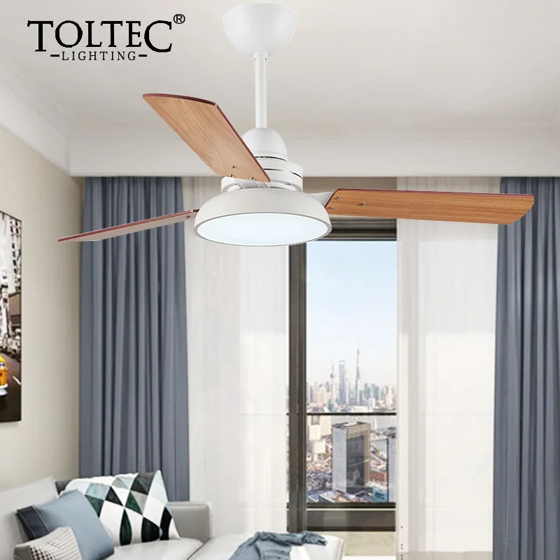 Современный светодиодный потолочный вентилятор 48 дюймов лампа для освещения на