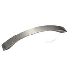 Серебристые современные полукружки из алюминиевого сплава, ручки для ящиков шкафов, кухонный шкаф, фурнитура для шкафа