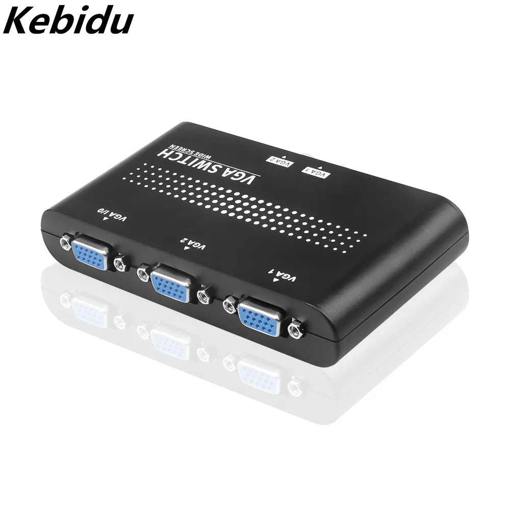 Kebidumei arc 2 в 1 выход VGA/SVGA ручной обмен видео двухсторонний переключатель ЖК ПК