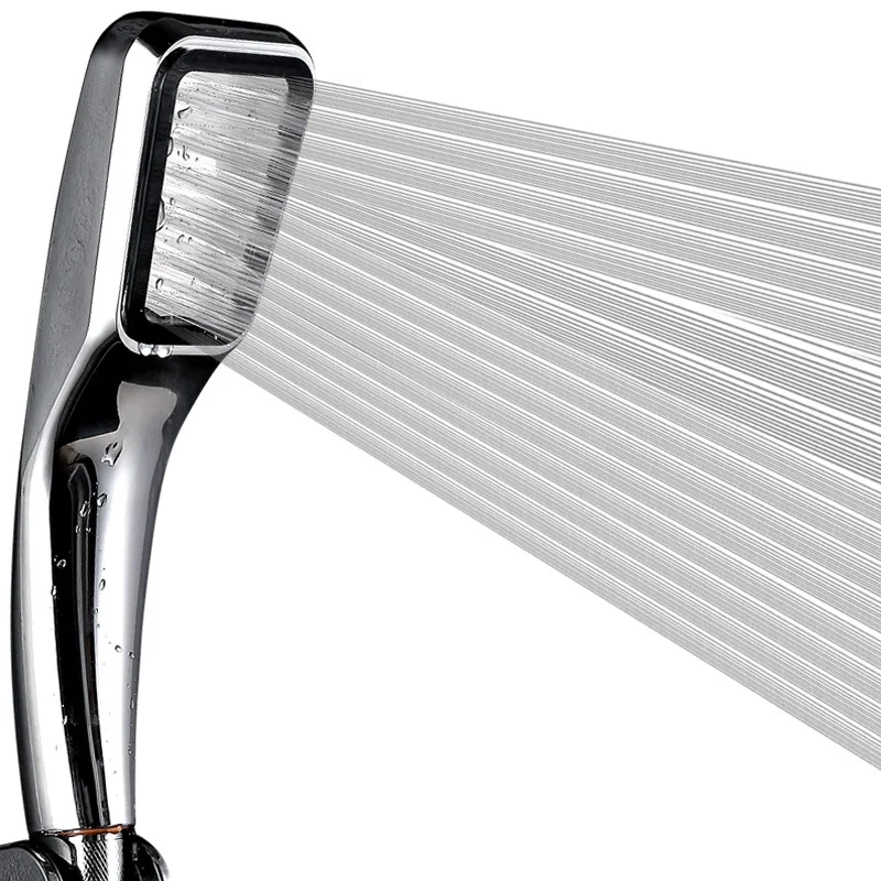 LASO 300 Holes High Pressure Rainfall Shower Head Water Saving Filter Spray Nozzle ABS Chrome Handheld shower bath Accessory |