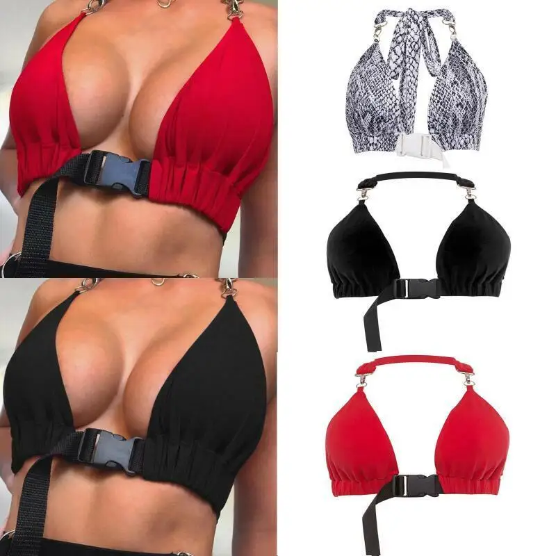 

Women's Sexy Bra Front Buckle Bralette Bralet Bra Bustier Crop Top Unpadded Tops Sexy Party Tops Clubwear Unpadded Bras