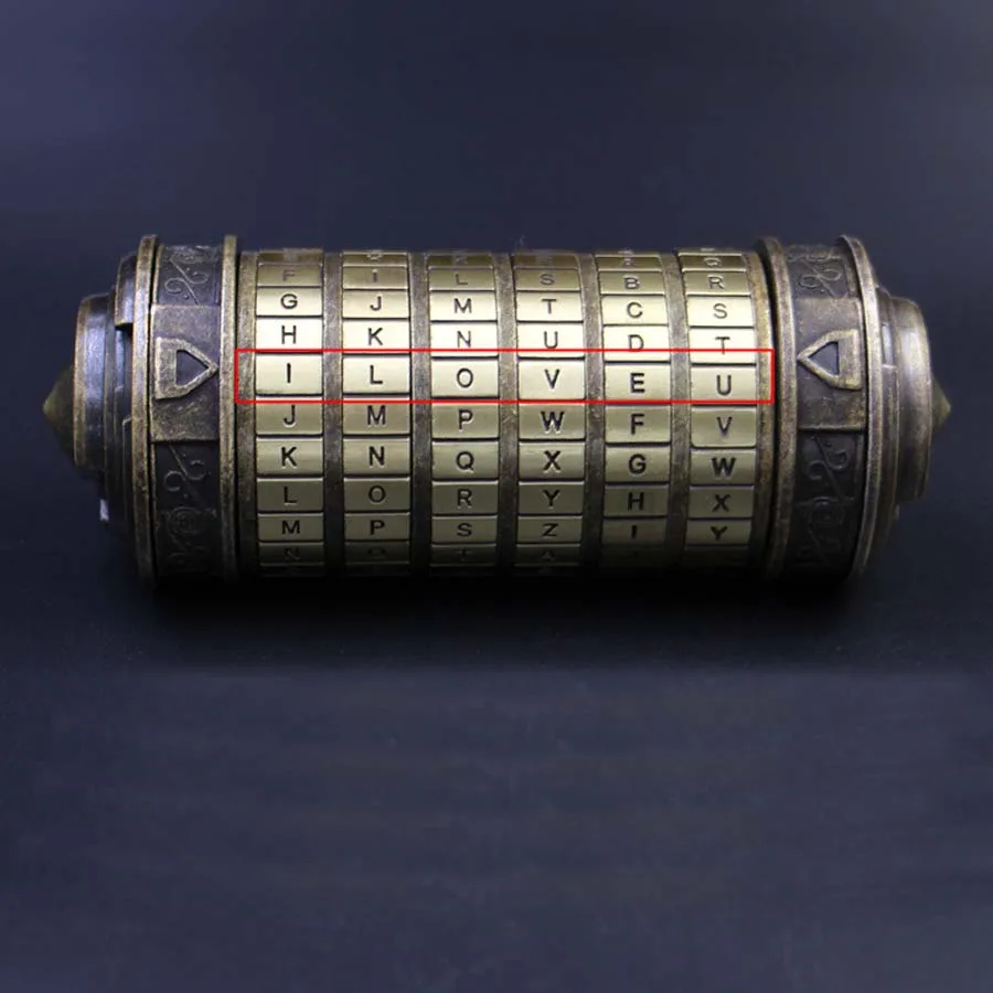 Да Винчи код игрушки металлические замки-криптекс свадебные подарки ко дню