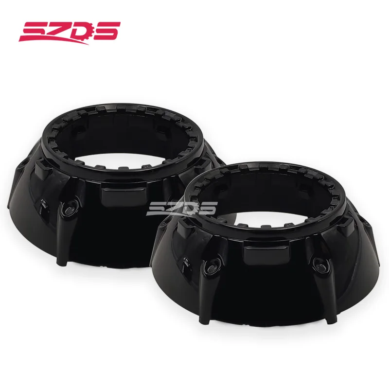 no angel eyes SZDS автомобильный Стайлинг 3,0 дюймов светодиодный фонарь для бега Angel eyes Bi Xenon проектор Объектив кожух для Koito q5 Hella 3r 5 DIY Модифицированная маска капота - Цвет: no angel eyes