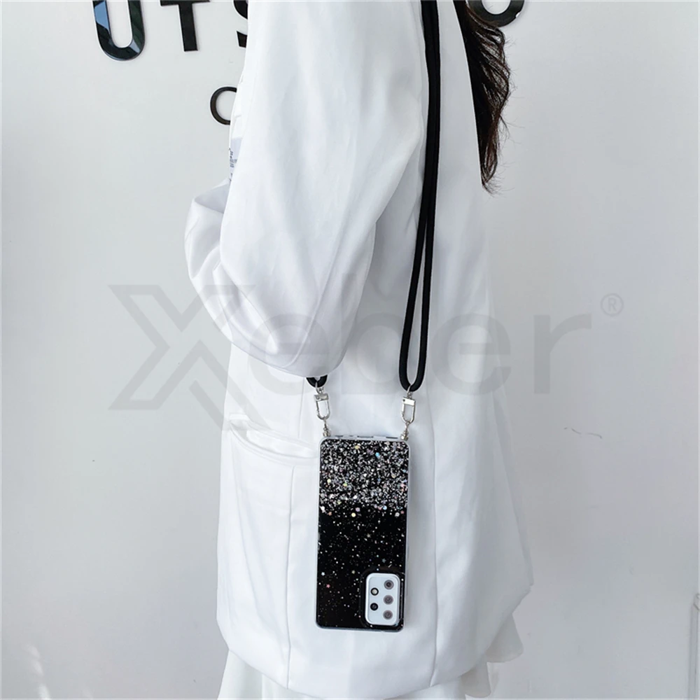 Чехол для телефона с ремешком через плечо Samsung A52 A72 A42 A32 A22 5G A12 A02S A41 A31 A21S A01