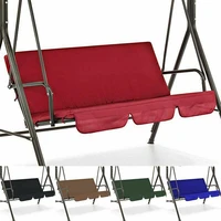 garden swing seat swing cover outdoor yard cushion seat sun shade waterproof durable suspension replacement gardening supplies