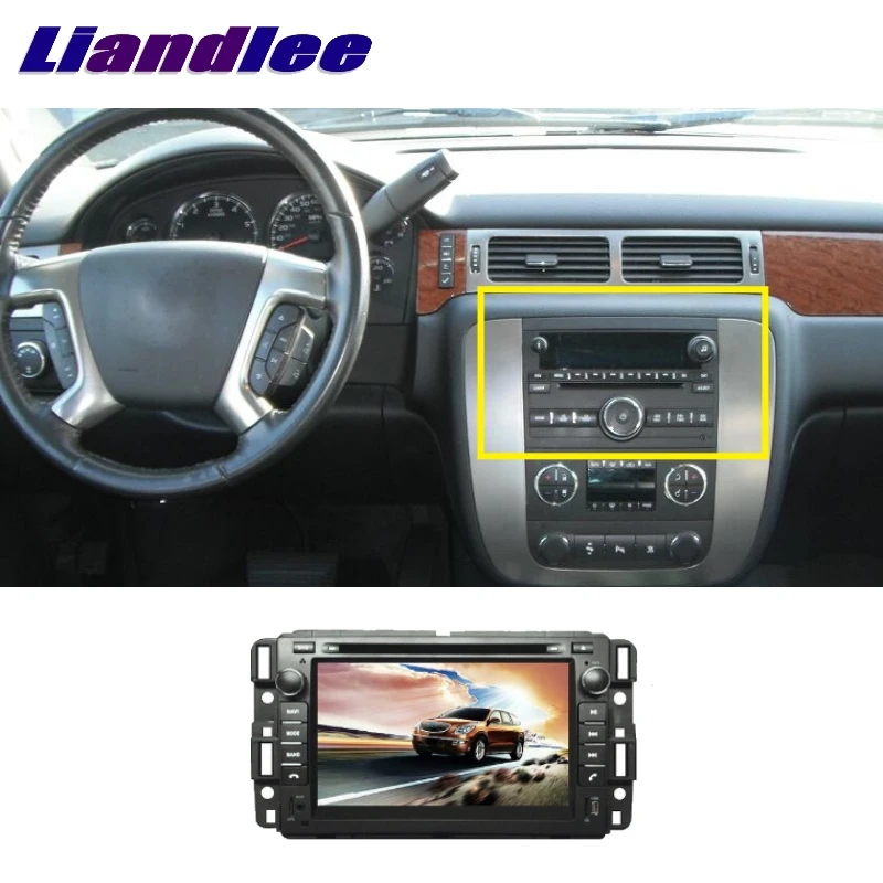Автомобильный мультимедийный плеер Liandlee для GMC Yukon Tahoe надлежащего качества 2007 ~
