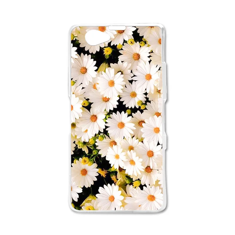 ТПУ чехол s для sony Z1 Mini чехол с рисунком мягкий силиконовый чехол для sony Xperia Z1 Compact D5503 Z1 Mini M51W 4,3 дюймов Чехол