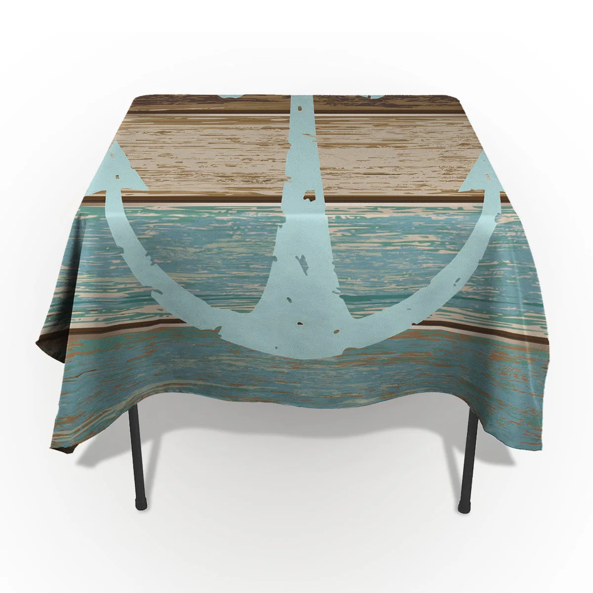 Винтажный якорь деревянные зерна скатерти девушки дома дешевые пятен стойкий