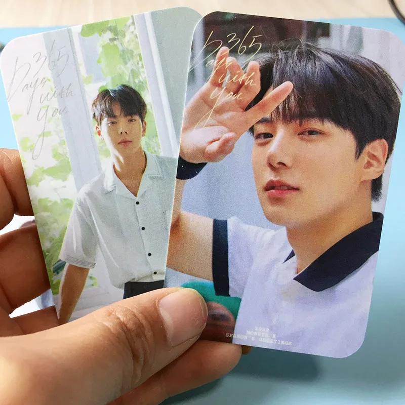 Фотокарточка с поздравлением 7 шт./компл. MONSTA X 2022 SEASON'S |