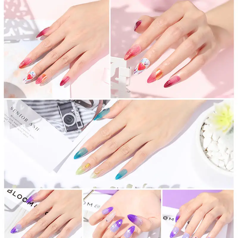 Belen неоновый термальный Гель-лак для ногтей меняющий Цвет Блеск впитывающий