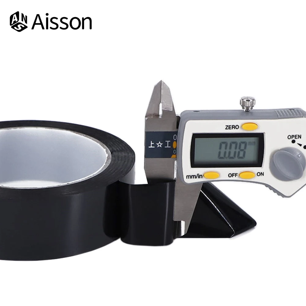 Черная пленка 30/40/50 мм * 50 м устойчивая к высоким температурам водонепроницаемая