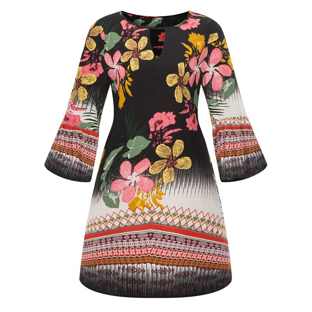 Женская мини одежда больших размеров элегантные винтажные платья с рукавами