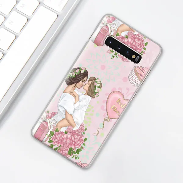 H14 Черный чехол для телефона с изображением мамы и королевы для samsung Galaxy S10e S10 Plus S7 S8 S9 Plus Note 8 9 10 Plus S10 5G жесткий чехол - Цвет: H14